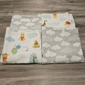 Disney Baby Winnie the Pooh First Best Friends Cotton Swaddle Blankets